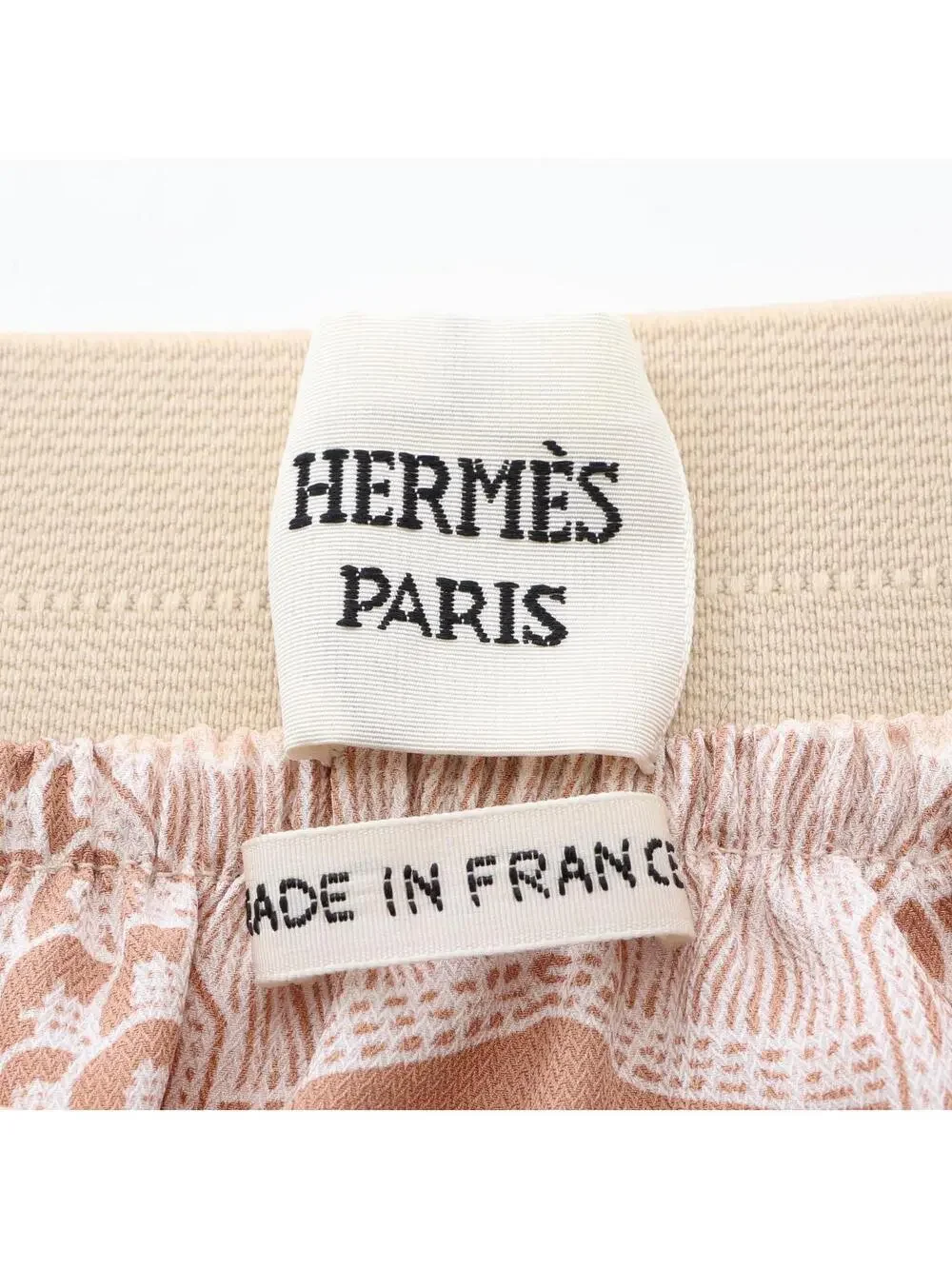 Hermes Les Tambours Skirt #36 Silk #291638H64B